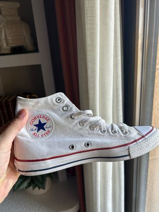 Converse All Star Blancas Talla 39-40