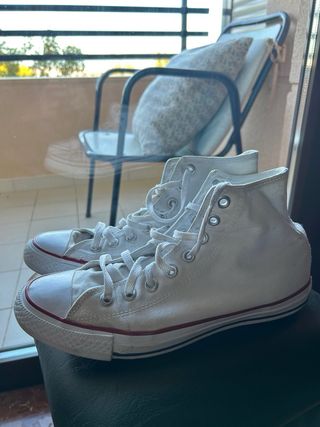 Converse All Star Blancas Talla 39-40