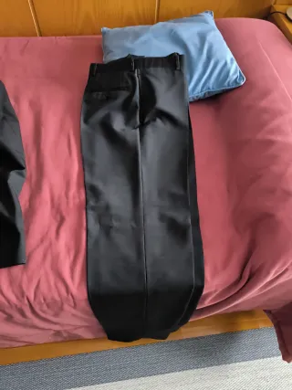 Traje de caballero gris talla 54