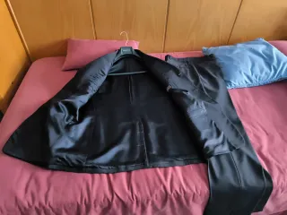 Traje de caballero gris talla 54