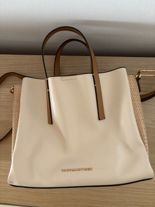 Bolso Paco Martinez Beige y Marrón