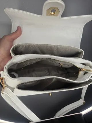 Bellissima Borsa Bianca con Tracolla