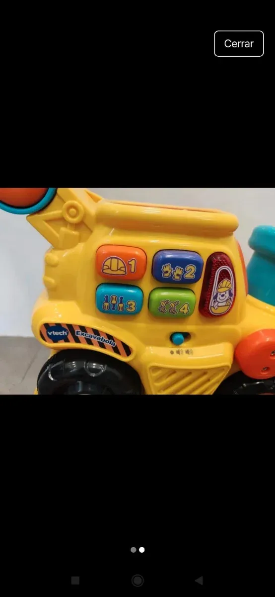 Excavadora VTech Interactiva 12m+