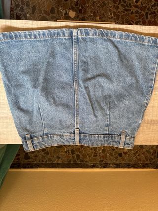 Falda vaquera corta azul