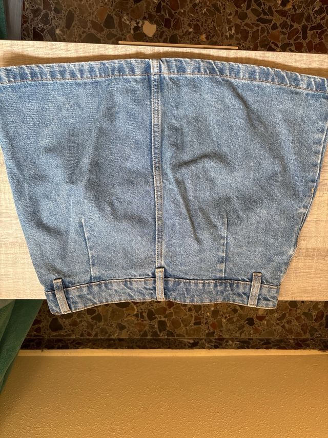 Falda vaquera corta azul