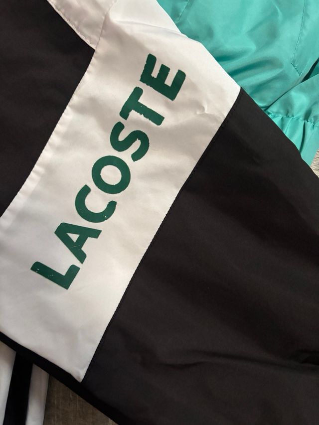 Conjunto Deportivo Lacoste Blanco, Verde y Negro