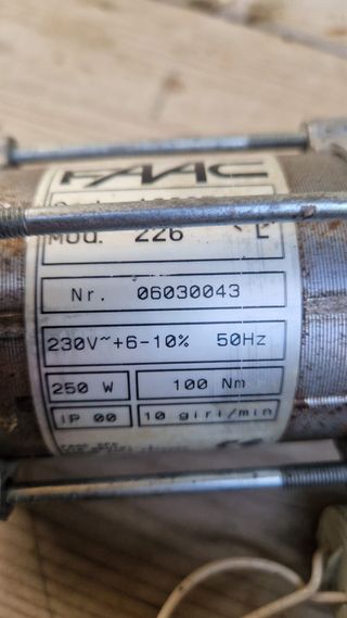 Motor persiana enrollable