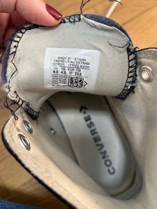 Converse piel plataforma negras