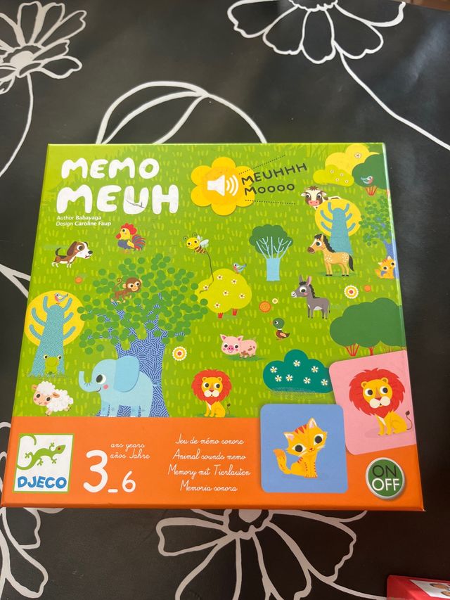 Jogo de memória Djeco Memo Meuh