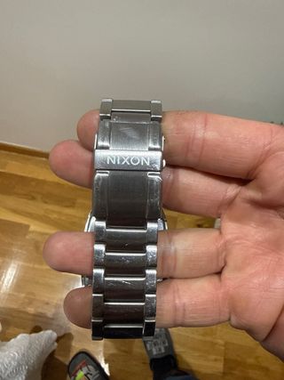 Reloj Nixon Hombre Plata Beige