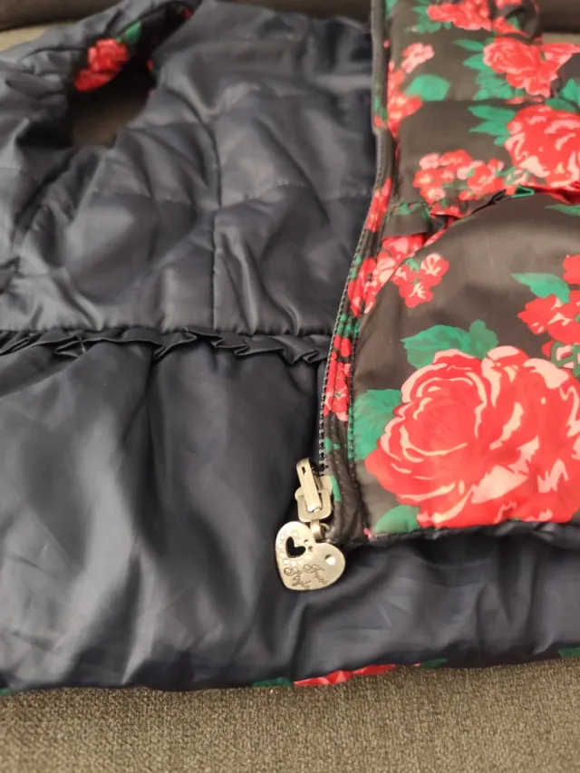 Chaleco acolchado niña reversible 5 6 7 años