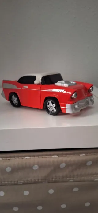 Transformador Robot Rojo y Negro