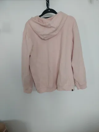 Sudadera rosa claro talla L