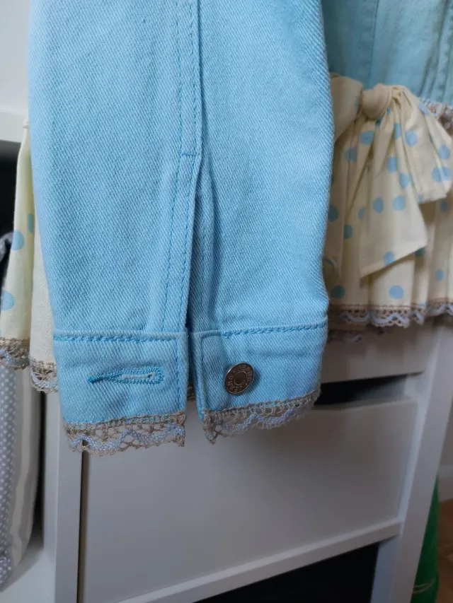 Cazadora vaquera customizada