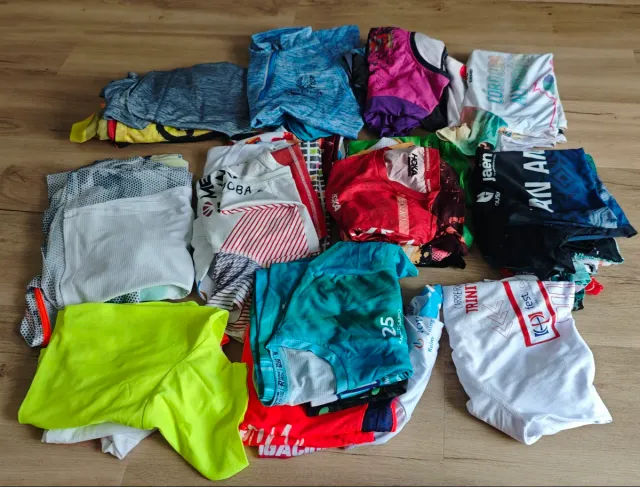 Lote 3kg Camisetas Técnicas Carreras Populares