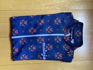 Giacca Maloja donna blu/rossa taglia XS