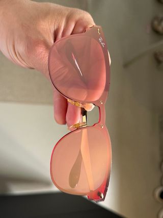 Ray-Ban Blaze Clubmaster Gafas de Sol Rosas