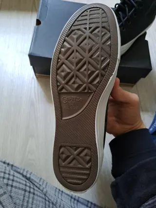 Zapatillas Converse Altas Negras de Cordura