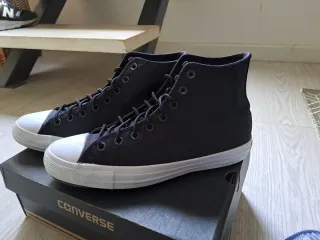 Zapatillas Converse Altas Negras de Cordura