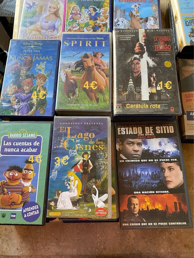 Cintas VHS Películas Varias