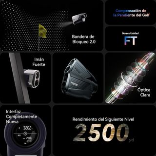Telémetro Golf y Caza 2500 Yardas NUEVO