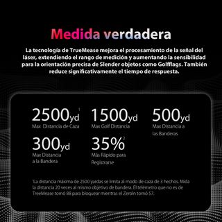 Telémetro Golf y Caza 2500 Yardas NUEVO