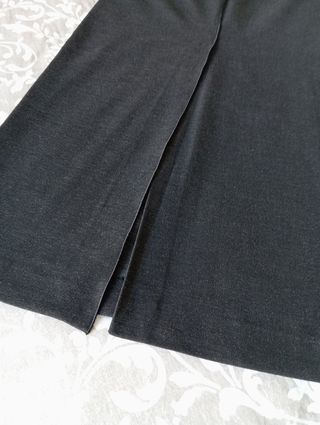 Falda Zara abertura gris