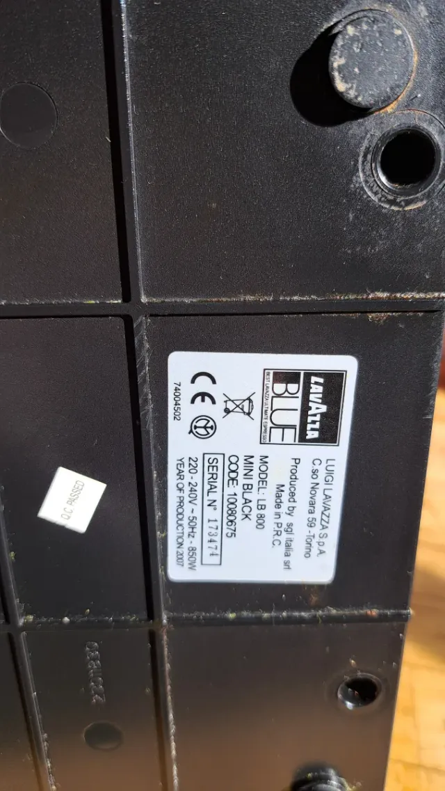 Cafetera Cápsulas Lavazza Blue