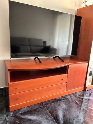 Mueble TV y mueble bar madera