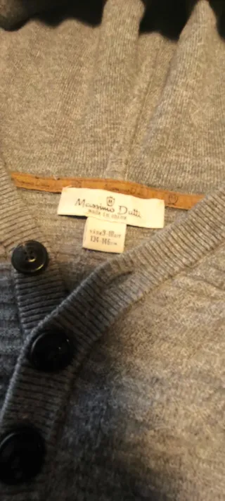 Sudadera Massimo Dutti niño gris 9-10 años