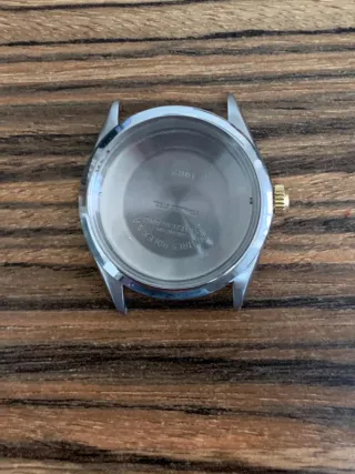 Caja de reloj Rolex de acero inoxidable