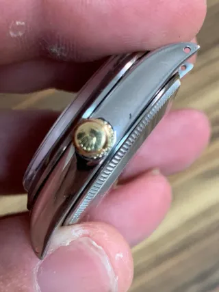 Caja de reloj Rolex de acero inoxidable