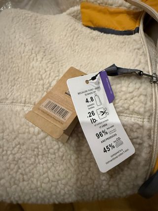 Polar Patagonia Sherpa Retro Beige Amarillo