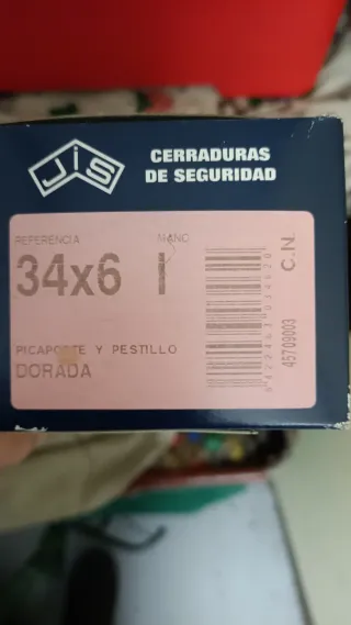 Cerradura seguridad JIS izquierda