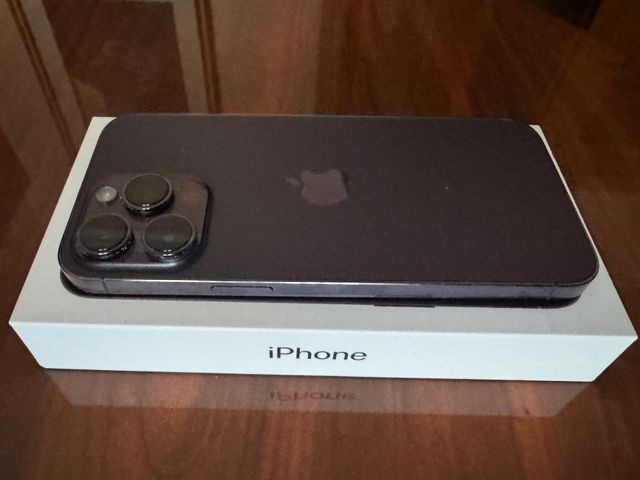 iphone 14 pro max, 128gb purple, (lila)muy cuidado