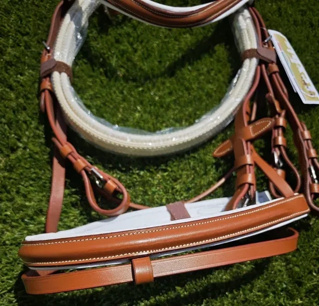 CABEZADA LEXHIS DE CUERO CON RIENDAS NUEVA ENVIO