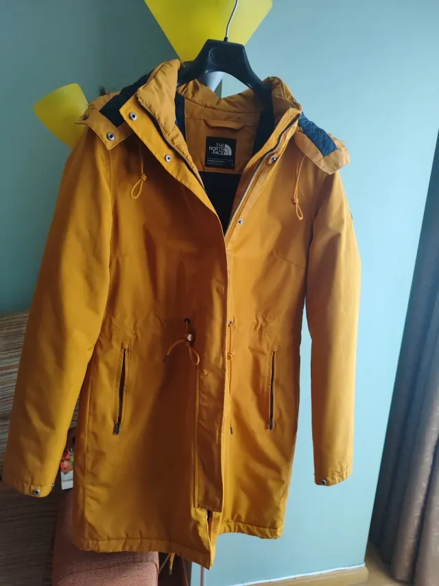 Abrigo The North Face mujer talla L naranja