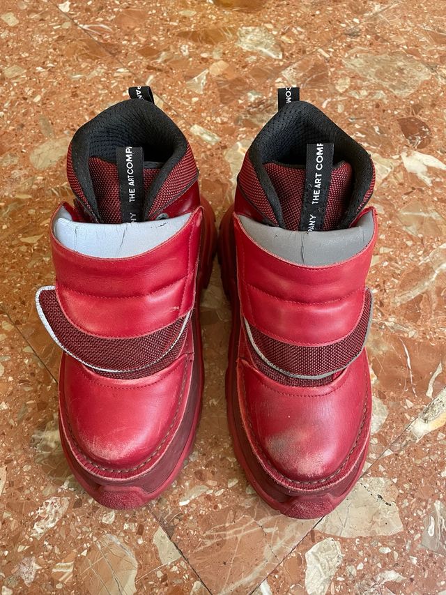 Stivali con piattaforma The Art Company 1643 Rossi