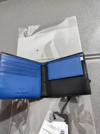 Armani Exchange portafoglio originale pelle Nuovo