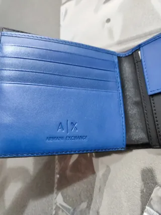 Armani Exchange portafoglio originale pelle Nuovo