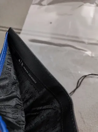 Armani Exchange portafoglio originale pelle Nuovo