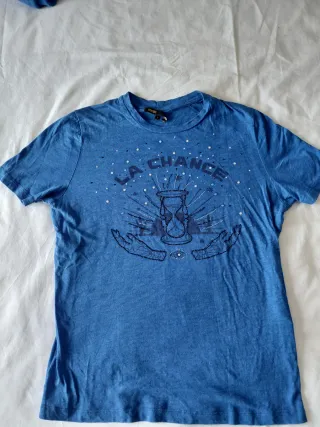 Camiseta azul eléctrico Maje