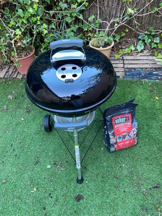 Barbacoa Weber tonda nera