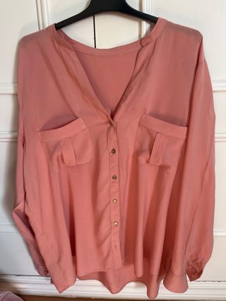 Camisa rosada mujer