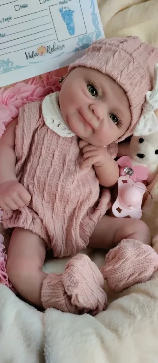 Bebé Reborn in Silicone Completa 38 cm