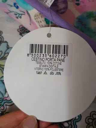 Cestino centrotavola nuovo vintage