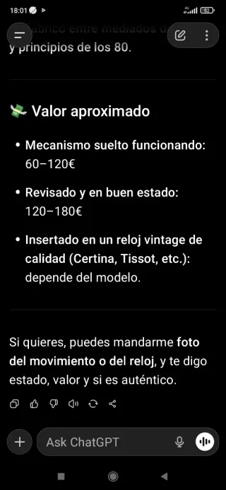 Reloj Thermidor De Luxe Automático