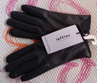Guantes mujer invierno Lefties negros