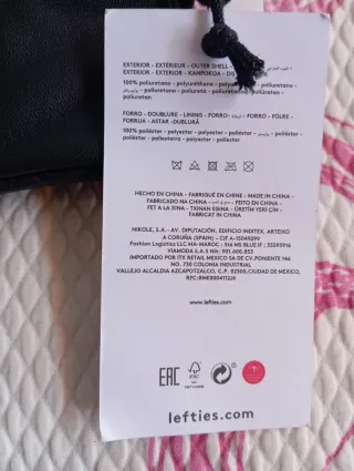 Guantes mujer invierno Lefties negros