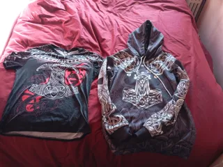 Camiseta y Sudadera Vikinga Talla XL